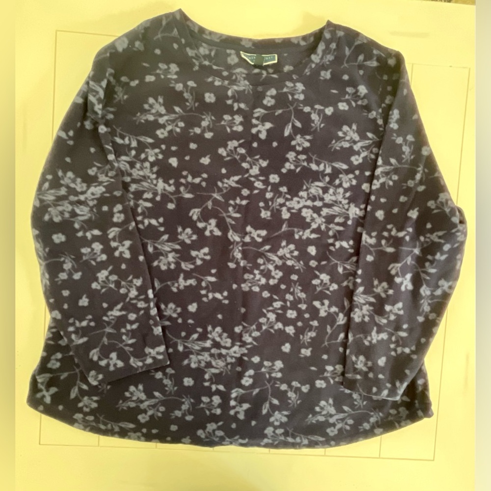Plus size Karen Scott fleece pullover 3x